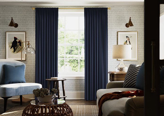 Stamford, Denim - Made to Measure Curtains - Image 3